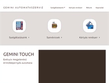 Tablet Screenshot of geminiautomata.hu